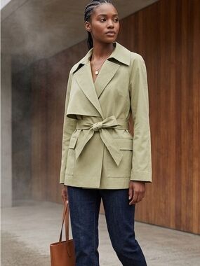 Bagatelle Collection New York Olive Green Coat size XL